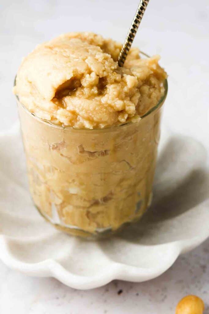 close up photo of nut butter