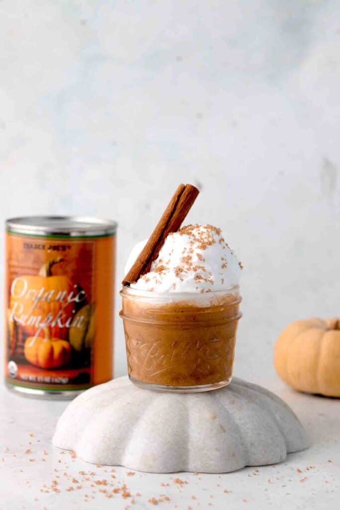 pretty picture of dairy free pumpkin mousse