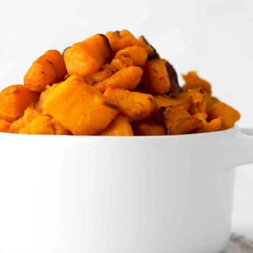 Air Fryer Sweet Potato Cubes - Healthful Blondie