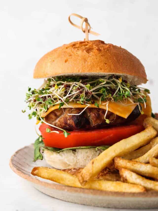 Easy Air Fryer Turkey Burgers Allianna's Kitchen