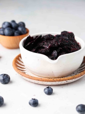 dried blueberries in a bowl