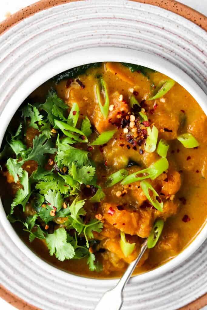 beautiful curry in a bowl