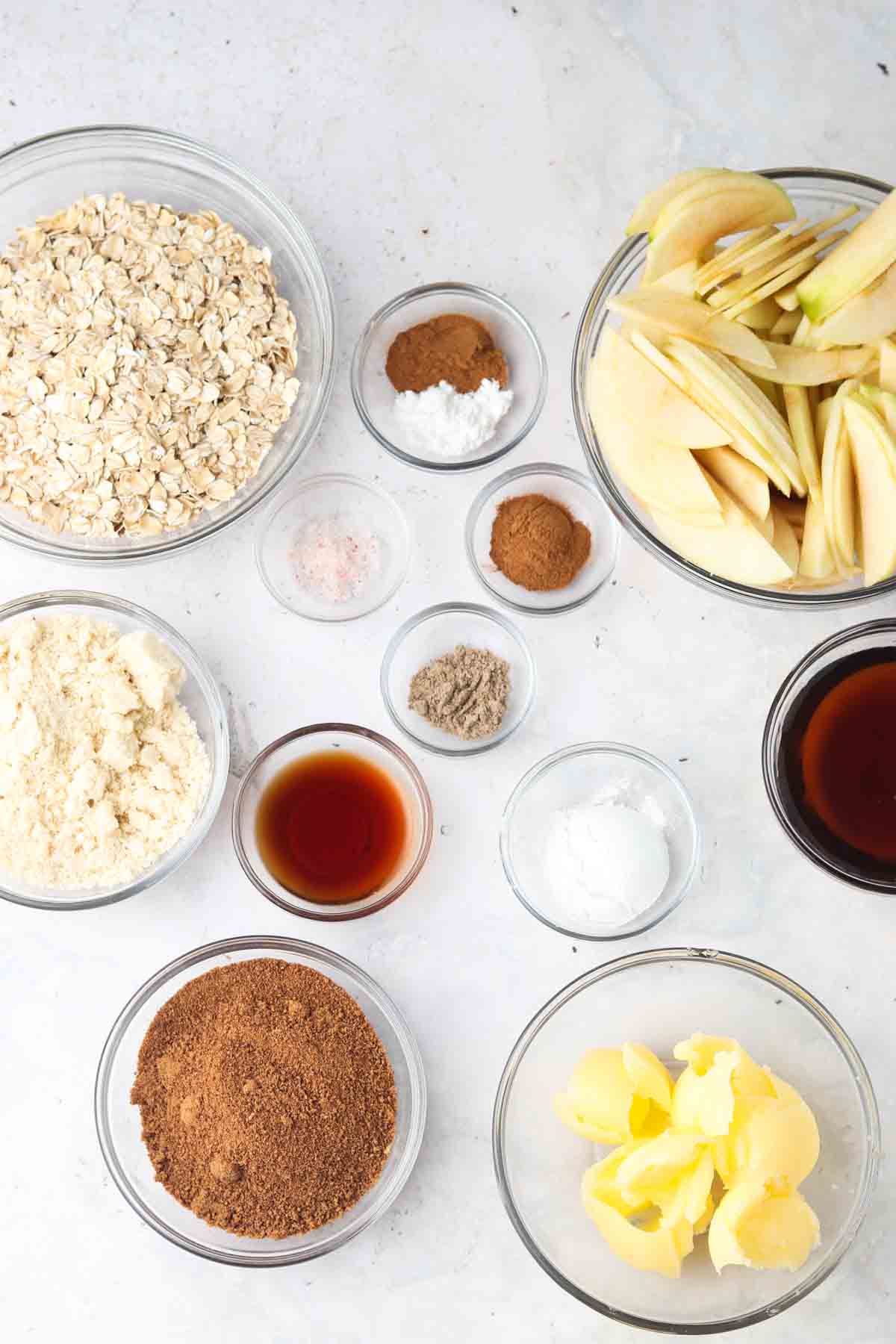 ingredients laid out in bowls