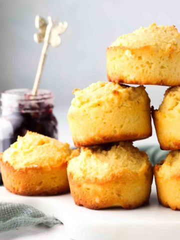 close up photo of biscuits stacked on top of each other