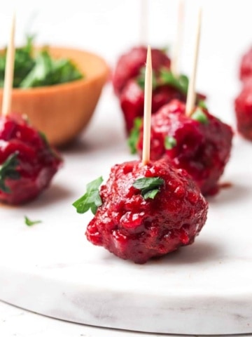 cropped Cranberry BBQ Meatballs 6