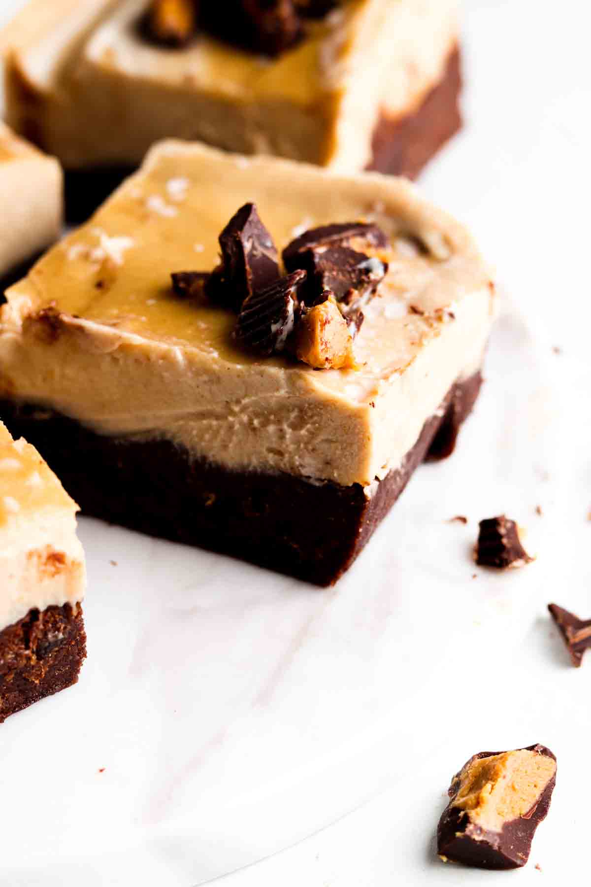 vegan peanut butter cheesecake 1