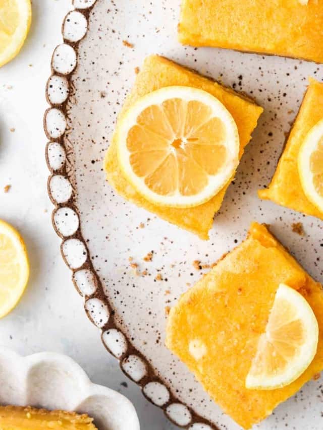 Gluten Free and Dairy Free Lemon Bars